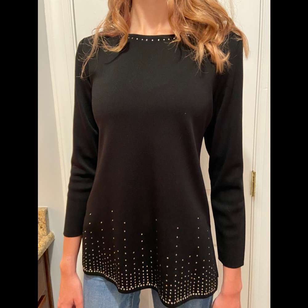 Misook Black Top
